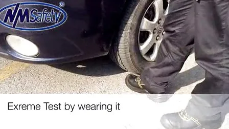 Nmsafety 透明 PU ソールの低安全靴