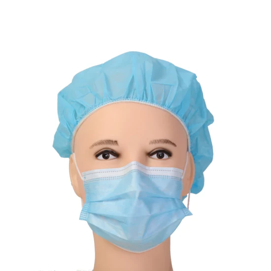 使い捨てマスク卸売 CE 標準病院使い捨てブルー外科用フェイスマスク 1 箱あたり 50 個 En 14683 イヤーループ防塵フェイスマスク病院医療用