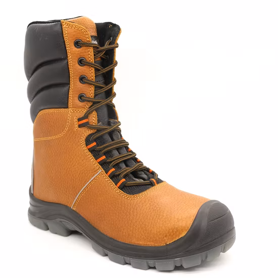 CE スポーツスチールトウ PU ソールレザー安全作業靴ブーツスニーカー